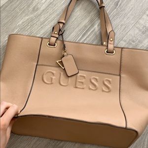 Brand new beige Guess purse